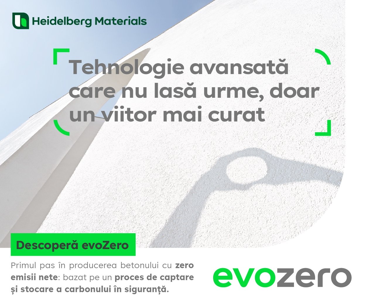 Heidelberg Materials lansează primul ciment global cu emisii zero de dioxid de carbon, realizat prin tehnologie de captare, marcând un progres semnificativ într-un sector dificil de decarbonizatea noastră”