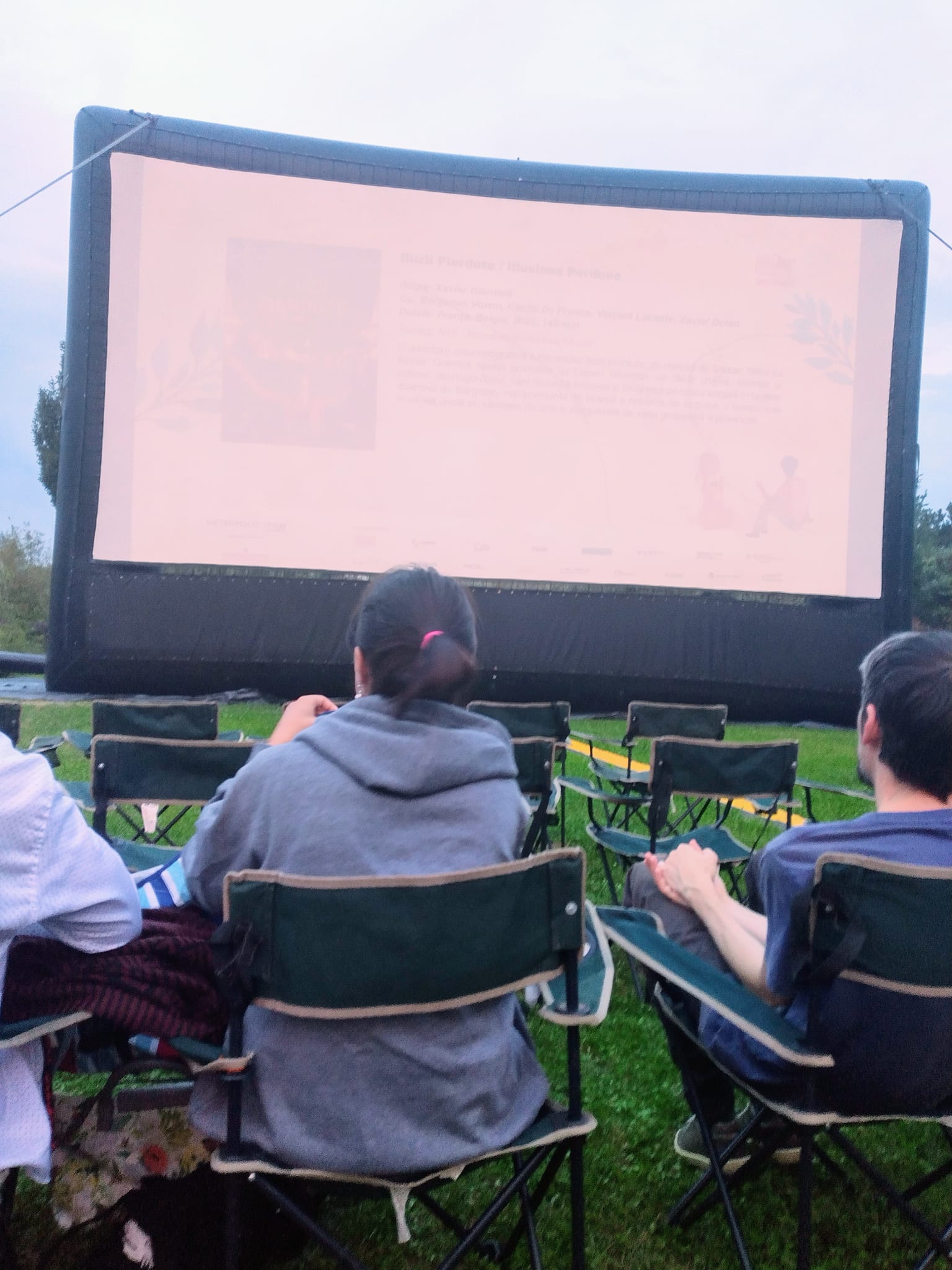 Proiecții de film în aer liber în Parcul Titan. Programul detaliat