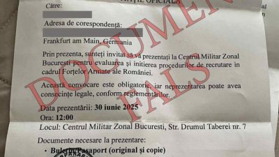 Ministrul Apărării anunță: Cei care cred că primesc invitație la armată online, pot sta liniștiți — nimeni nu îi cheamă; nu intenționăm să declanșăm un conflict armatea noastră”
