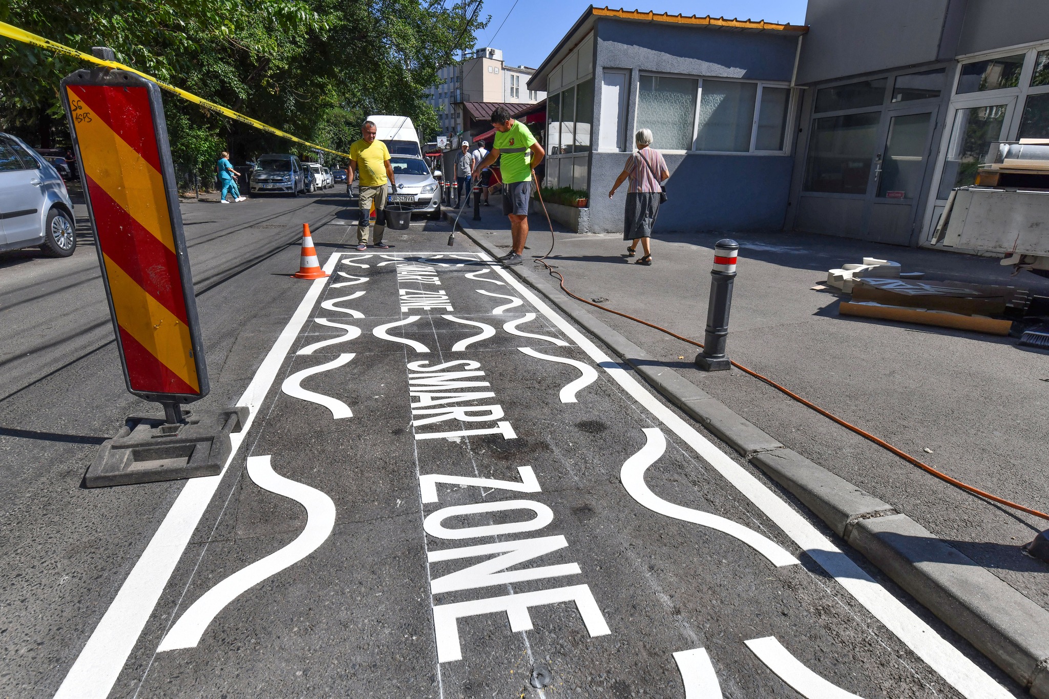 Sector 6 | Spații speciale pentru vehiculele de aprovizionare, marcate aproape de piețe