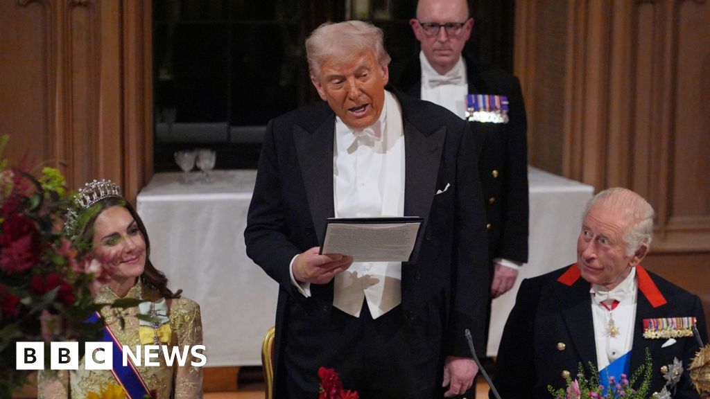Regele și Trump laud relația specială între Regatul Unit și Statele Unite în discursul de la banquet