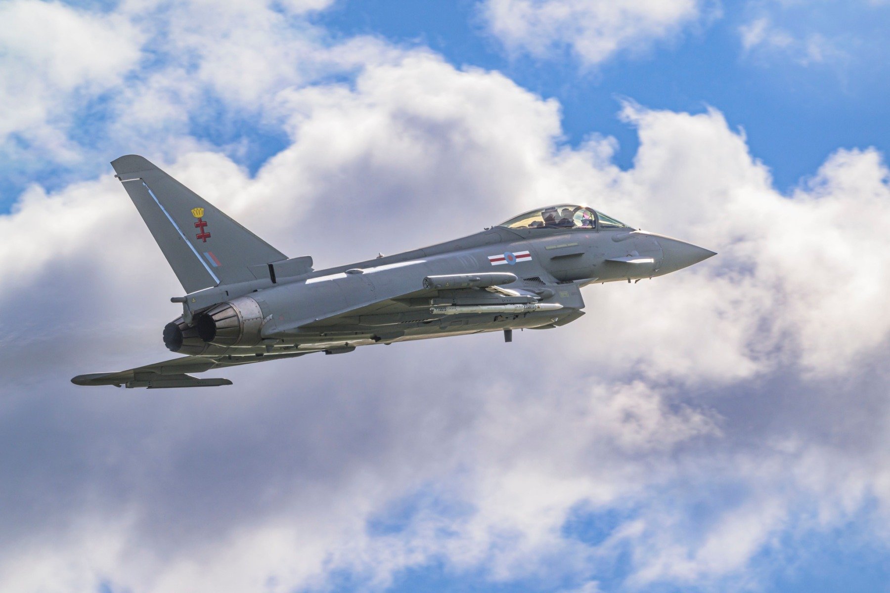 Avioanele Typhoon ale Forțelor Aeriene Britanice sunt pregătite să intercepteze drone în spațiul aerian din Polonia, anunță Marea Britanieea noastră”
