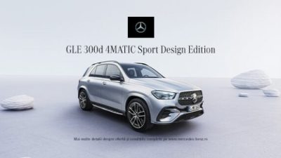Vrei un cadou deosebit? Alege un Mercedes-Benz GLE 300d 4MATIC Sport Design Edition, disponibil de la 630 € plus TVA sau 762 € cu TVA inclus, plătit prin leasing financiar lunar. Solicită oferta acum.ea noastră”