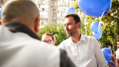 Cătălin Drulă lansează campania pentru Primăria Capitalei în stradă: În opt luni de mandat ca ministru, am demonstrat că se poate combate mafioții și îi putem eliminaea noastră”