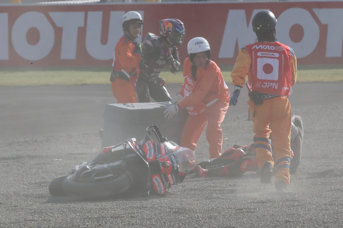 Pilotul Martin suferă a patra accidentare majoră a sezonului MotoGP din acest an.
