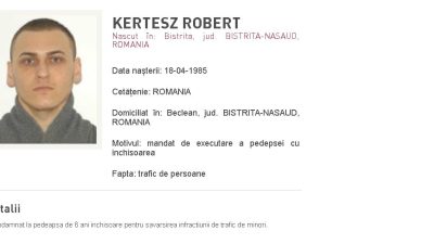 Bărbat din Bistrița-Năsăud, căutat internațional pentru infracțiuni grave, arestat de polițiști și adus în țară; condamnat la șase ani de pușcărie pentru trafic de minori și proxenetismea noastră”