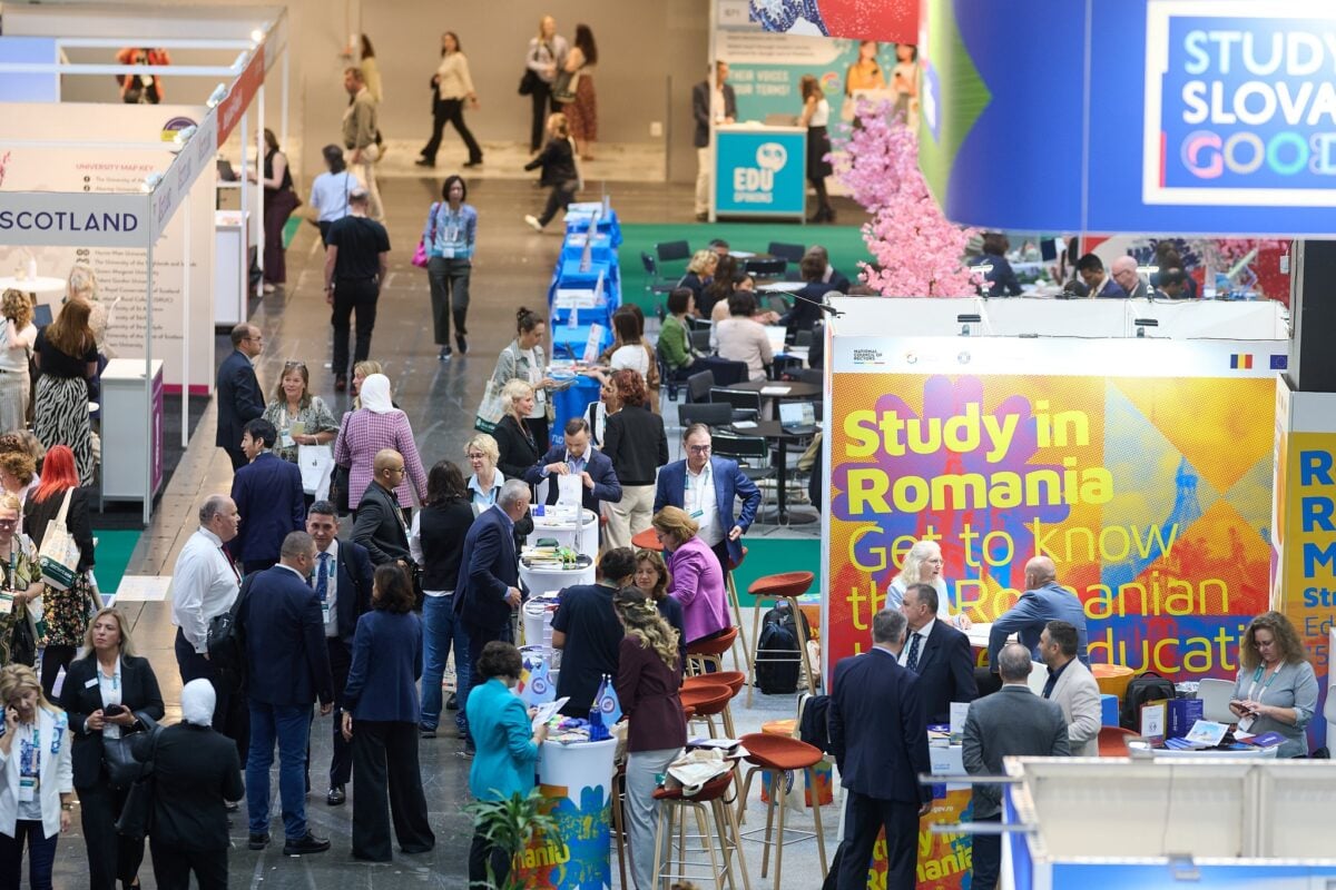 Universitățile din România și Republica Moldova au participat pentru prima dată împreună prin același stand la Conferința Internațională de Educație EAIE 2025 de la Göteborgea noastră”