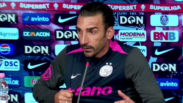 Comentariile lui Elias Charalambous după victoria 1-0 în fața echipei Oțelul și declarațiile referitoare la accidentarea lui Graovac