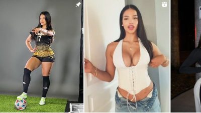 Kiana Dufour a început să practice fotbalul pe nisip!