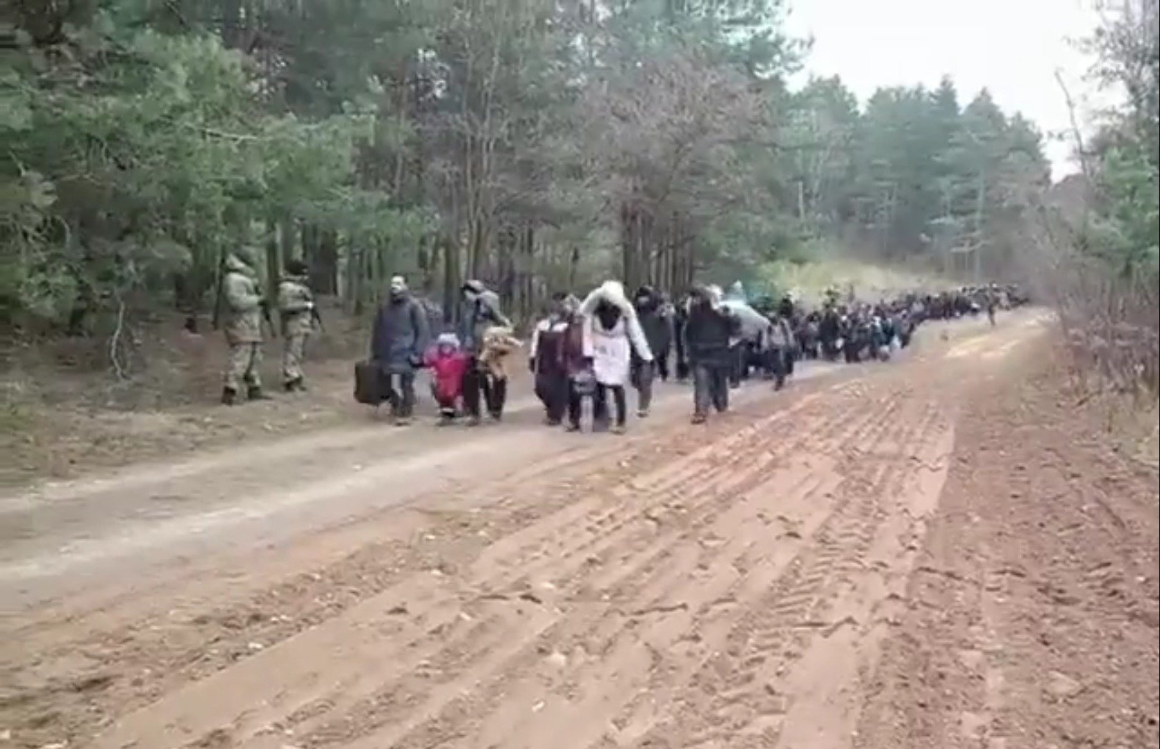 Polonia raportează o creștere recentă a numărului de migranți la granița cu Belarusea noastră”