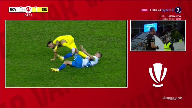 Marius Avram a oferit o intervenție în direct pe TV, pronunțându-se asupra incidentului disputat din meciul Craiova – Dinamo.