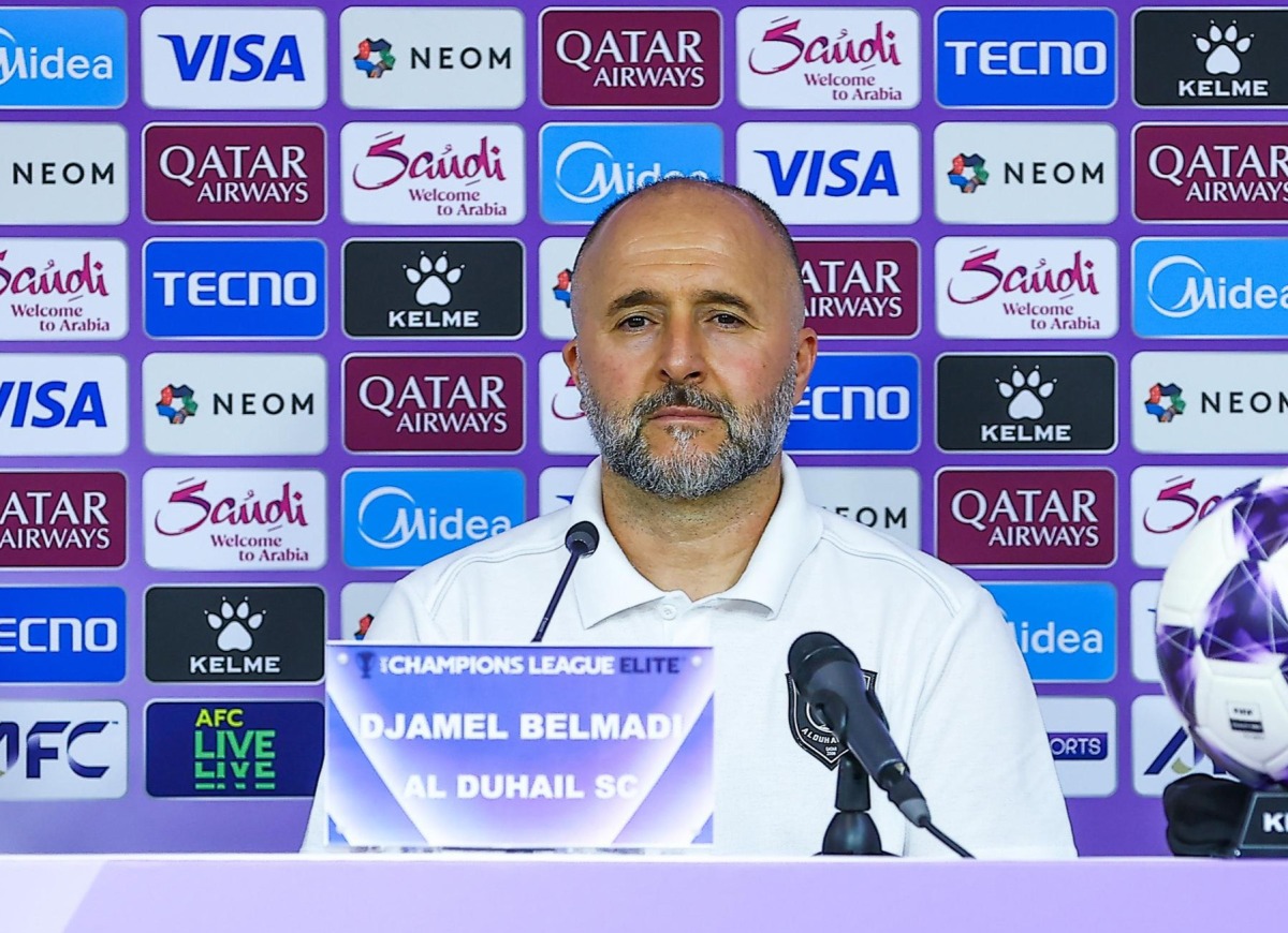 Antrenorul Belmadi sustine ca Al Duhail are sansa de a castiga inainte de a intalni pe Al Wahda.