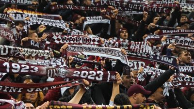 Rapid București câștigă cu 3-1 în fața Farului Constanța și liderază clasamentul Superligii până la partida din Craiovaea noastră”