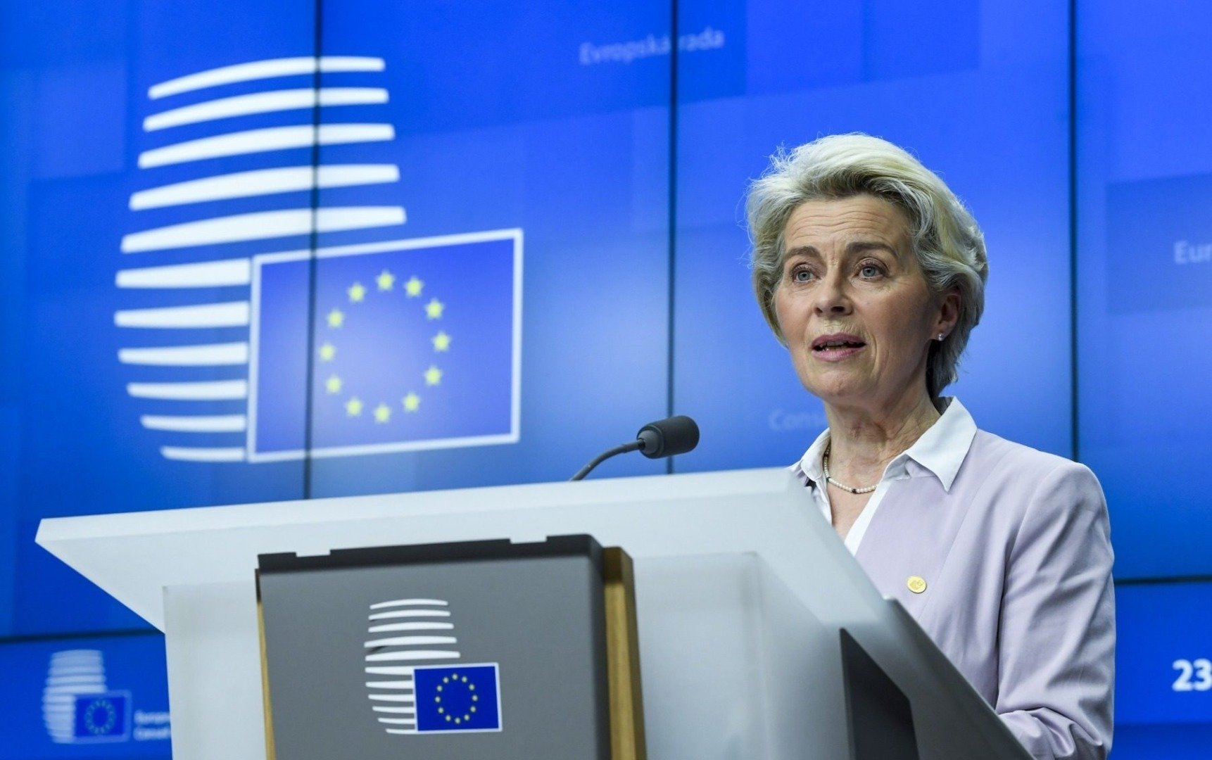 Ursula von der Leyen în Parlamentul European: Uniunea Europeană trebuie să răspundă în mod cuprinzător la provocările războiului hibrid, dincolo de componenta militară tradiționalăea noastră”