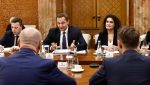 Imagine | Comisarul european pentru agricultură, Christophe Hansen, are discuții cu premierul României, Ilie Bolojan, privind viitoarea Politică Agricolă Comunăea noastră”