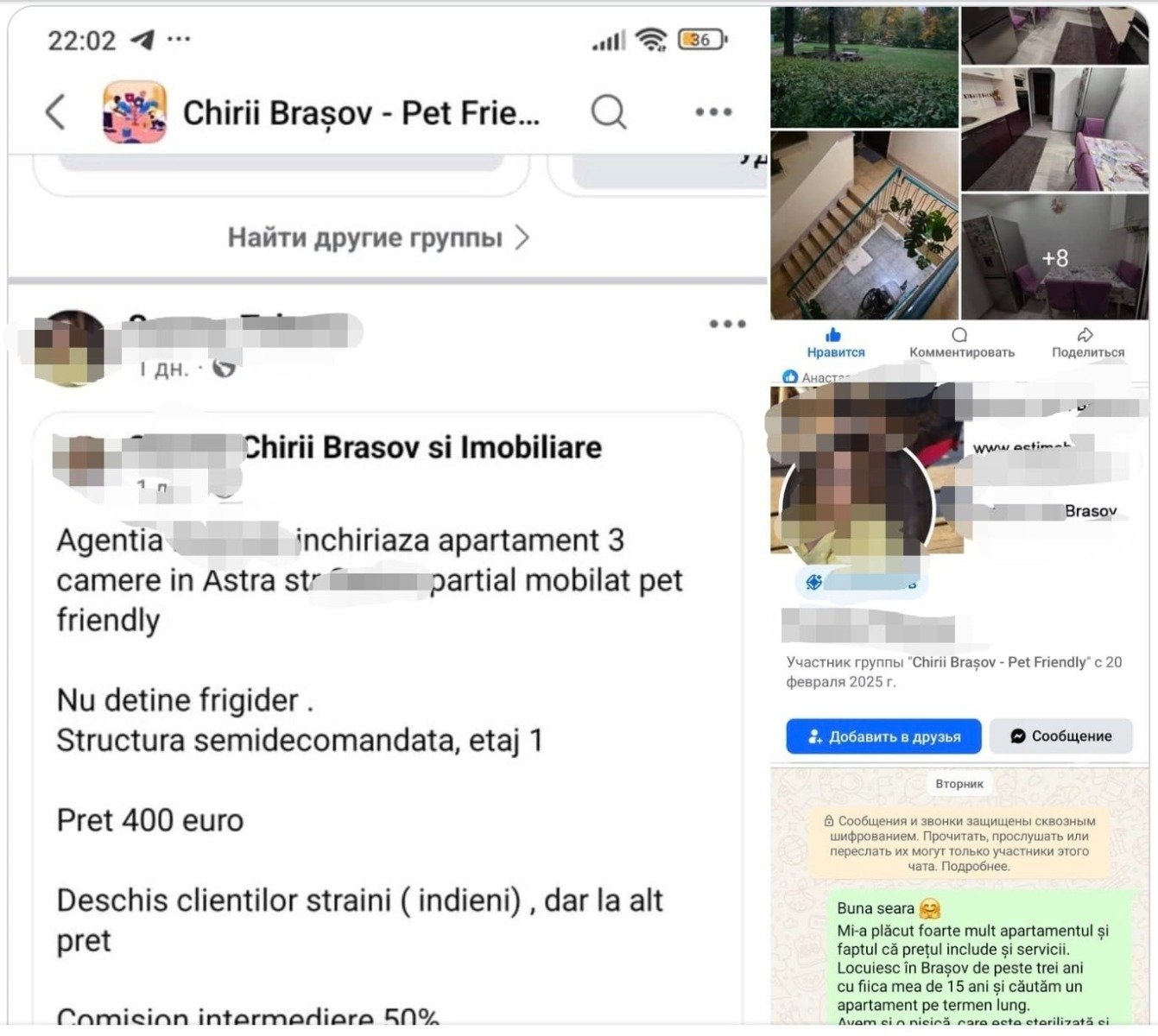 Afaceri imobiliare naționaliste în Ardeal: o ucrainiană refuzată la închirierea unui apartament în Brașov, din cauza naționalității, și diferențieri de prețuri pentru cetățeni din alte țăriea noastră”