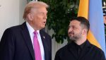 Întâlnirea lui Trump aduce vești bune pentru președintele ucrainean Zelenski, dar trofeul principal al Kievului rămâne înafara grindului – pentru moment.

Sau, alternativ:
 Reuniunea dintre Trump și Zelenski aduce perspective pozitive pentru Ucraina, dar obiectivul principal al capitalei ucrainene rămâne, deocamdată, inaccesibil.