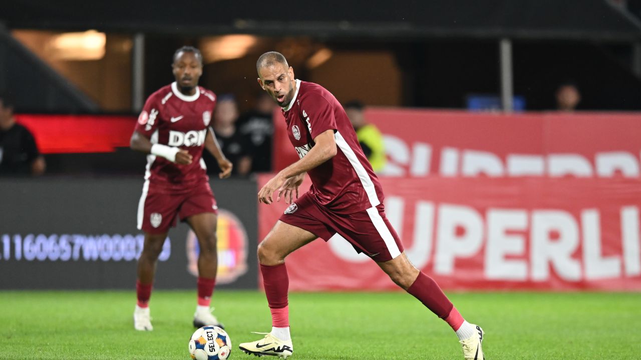 Islam Slimani a înscris prima reușită în Superligă și a ținut să-și exprime opinia despre campionatul românesc.
