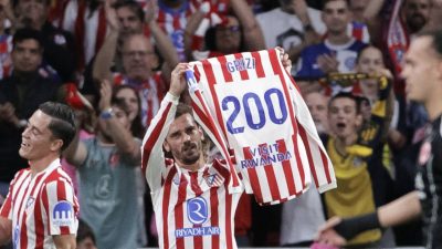 Realizare impresionantă a lui Antoine Griezmann în meciul Atletico Madrid – Frankfurt