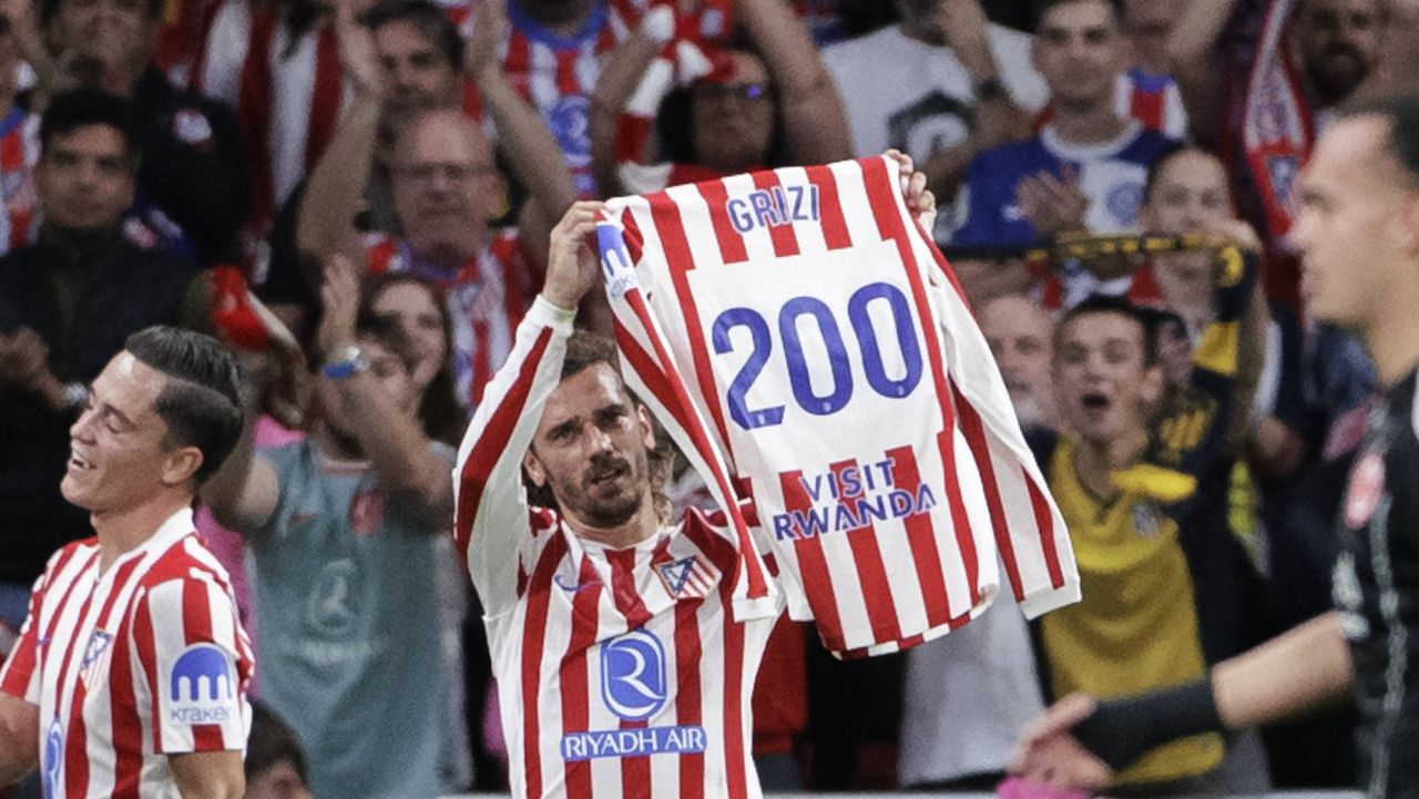 Realizare impresionantă a lui Antoine Griezmann în meciul Atletico Madrid – Frankfurt