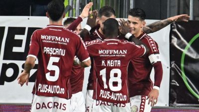 Rapid – Farul Constanța 3-1, în direct pe site-ul Sport.ro. Dobre reușește o dublă.