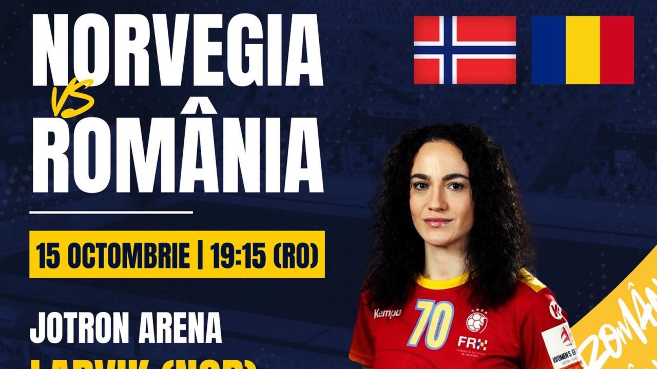 Norvegia – România în EHF Euro Cup, confruntare intensă înainte de Campionatul Mondial, de la ora 19:15 pe platforma VOYO!