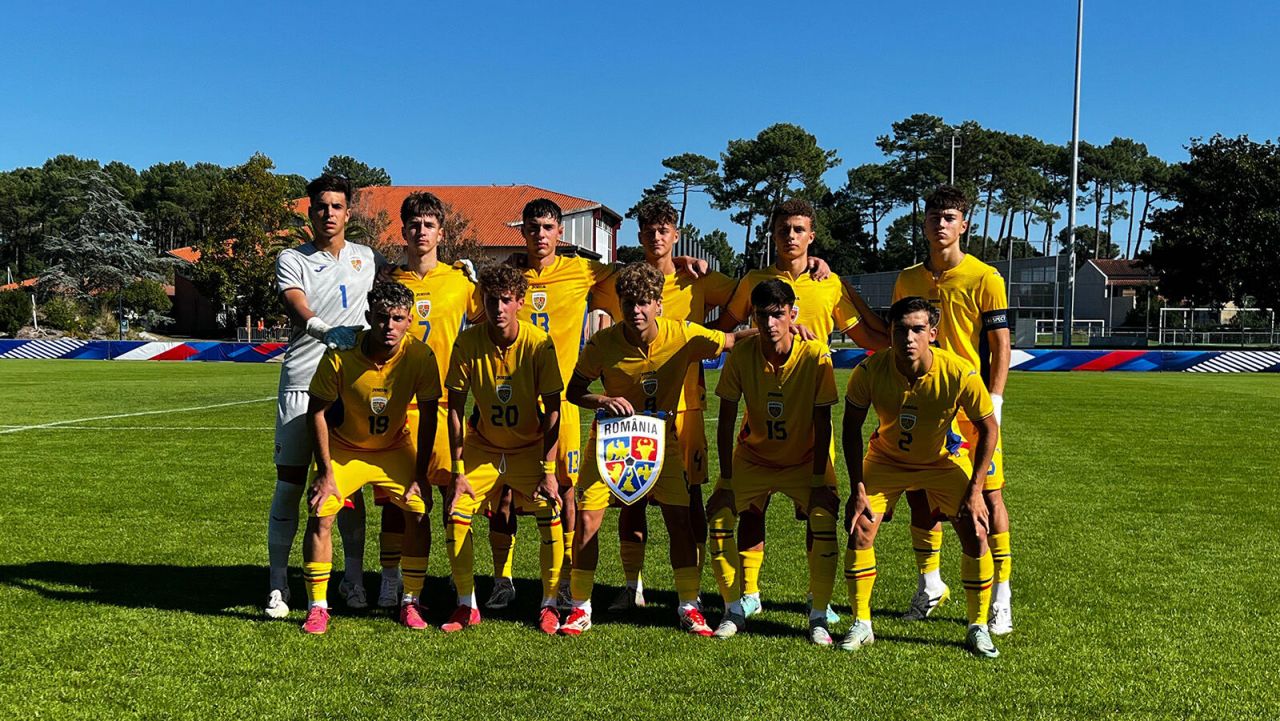Ghinion mare! România U17 a fost egalată de Franța în ultima secundă, în minutul 90+6.
