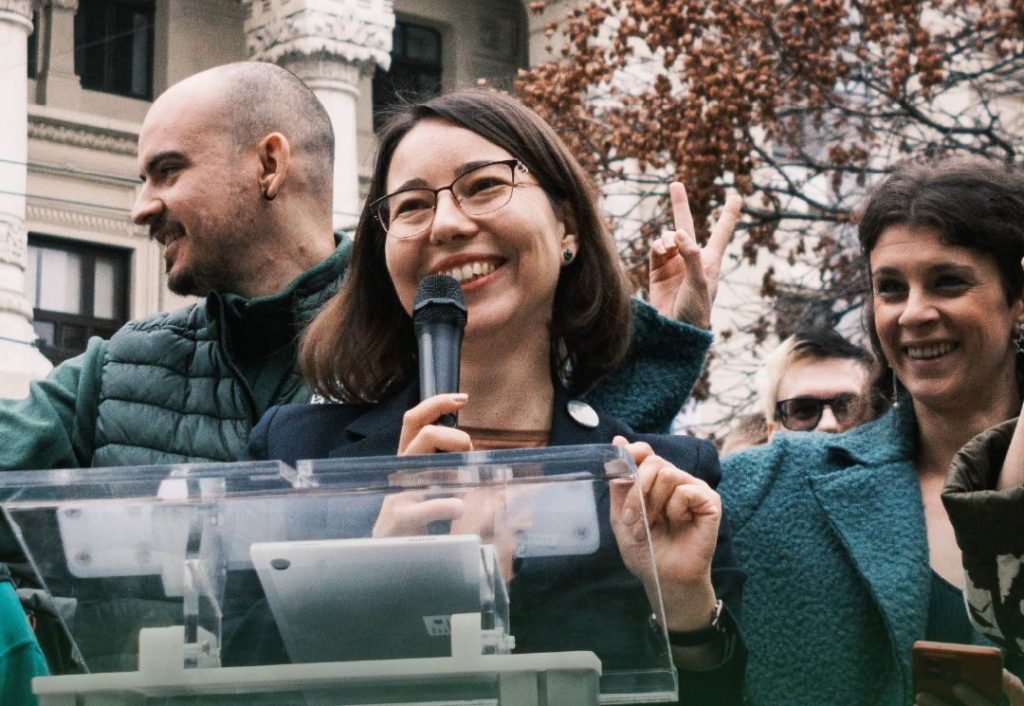 Ana Ciceală de la Candida SENS mulțumește, deși sondajele o plasează pe locul cinci cu 6%