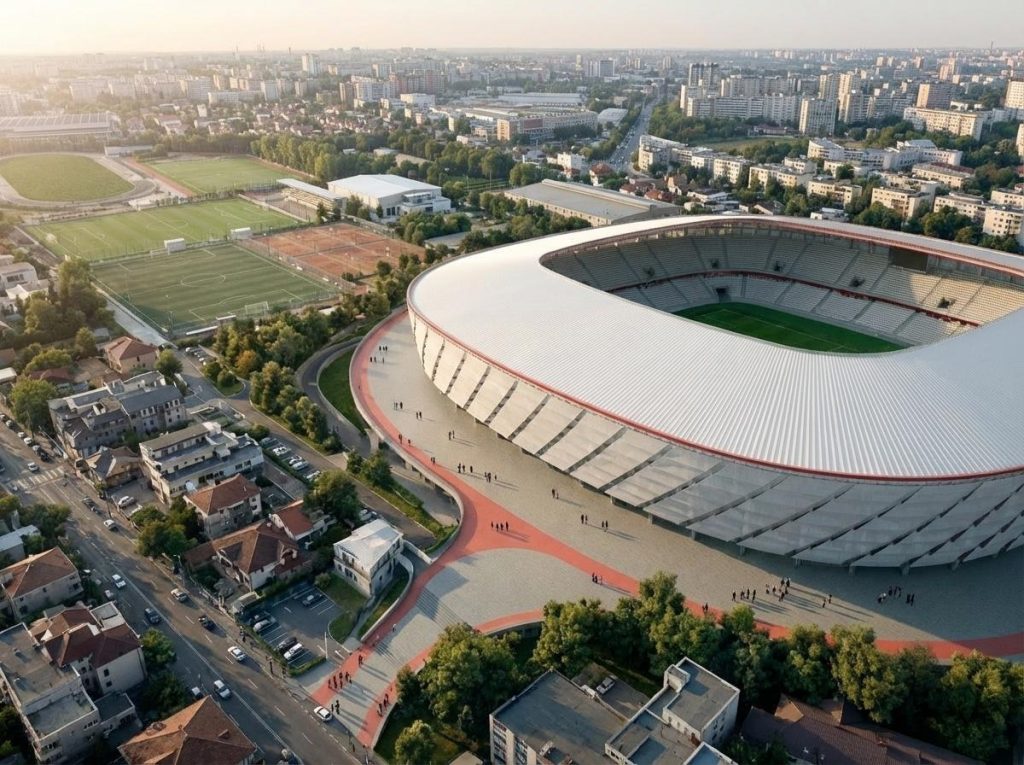 Sectorul 2 aproba alocarea a 25 de milioane de euro din bugetul local pentru cofinanțarea Arenei Dinamo, în timp ce USR contestă această decizie ca fiind disproporționată; proiectul național, realizat de Ministerul de Interne prin Compania Națională de Investiții, are termen de finalizare estimat pentru anul 2028 și implică o contribuție de 2,5 ori mai mare comparativ cu Pasajul Doamna Ghica