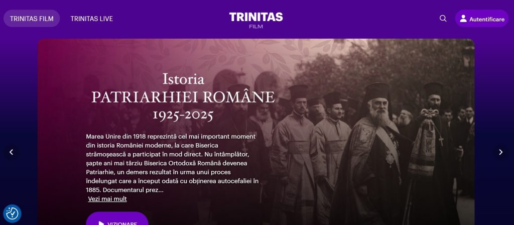 [ad_1] Patriarhia Română a lansat recent platforma de streaming Trinitas Film, dedicată conținutului creștin-ortodox