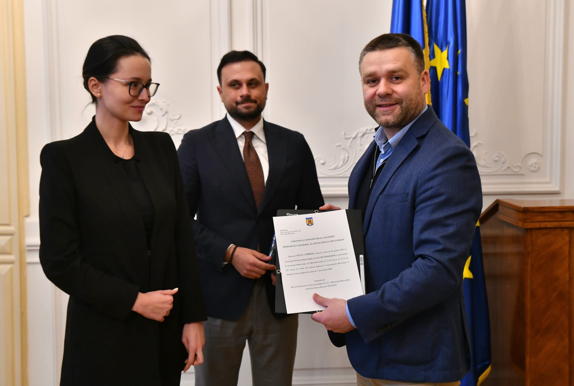 Ciprian Ciucu a obținut oficialitatea de la Biroul Electoral Municipal / Al doilea primar general al Bucureștiului din perioada post-Revoluție provenind din rândurile PNL