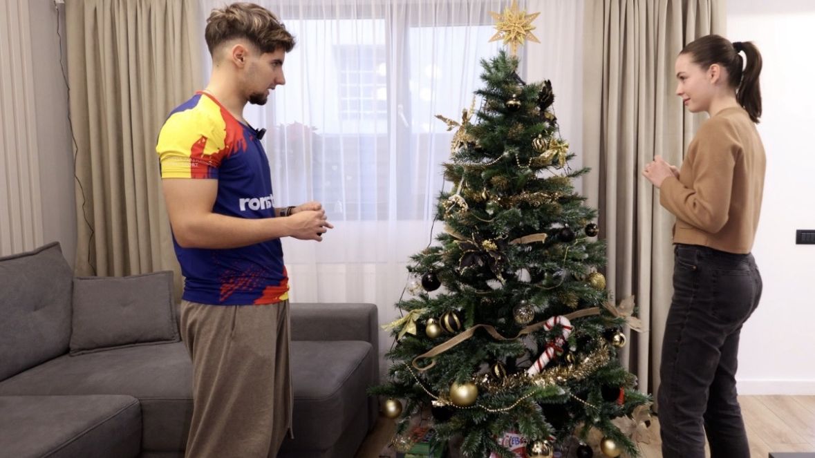 Campionul român, sărbătorește primul Crăciun alături de partenera sa!