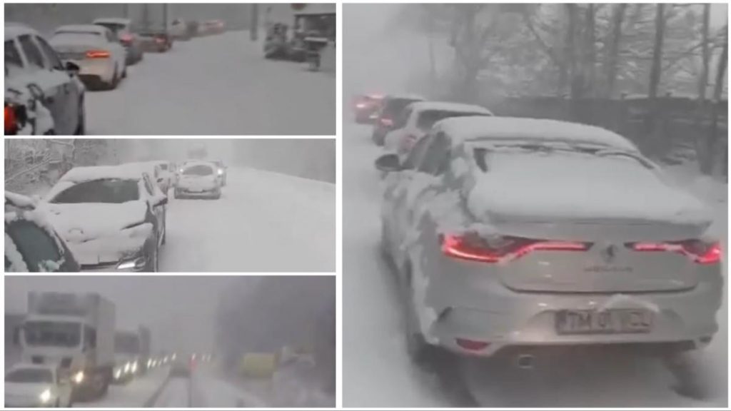 Trafic paralizat pe Valea Oltului din cauza ninsorilor Traficul rutier este grav afectat, marți, pe Valea Oltului, în județul Vâlcea, din cauza căderilor abundente de zăpadă