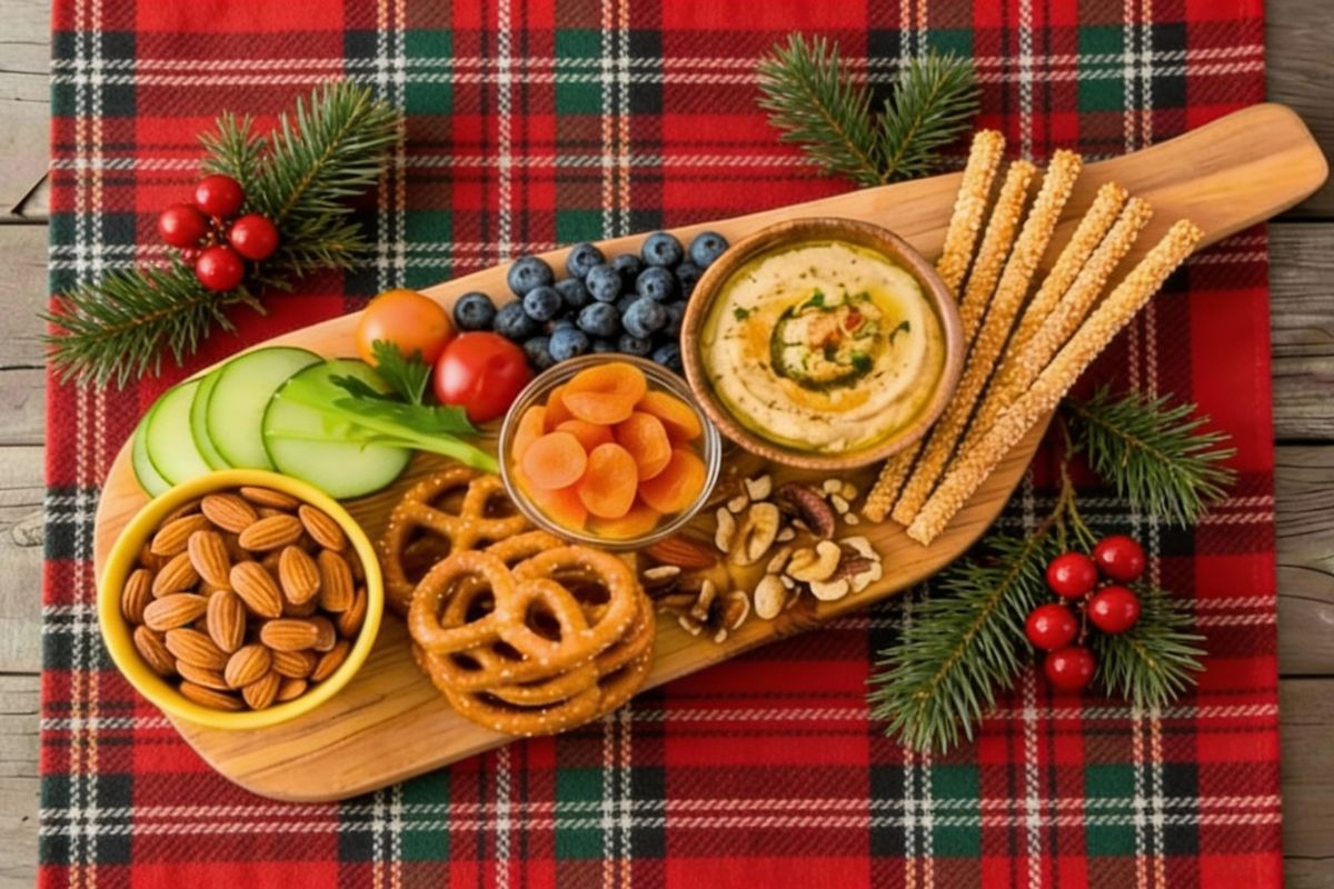 [ad_1] La începutul mesei de Crăciun sau de Revelion, sau atunci când apare un oaspete neașteptat, acest platou vegetarian, simplu și rapid de pregătit, te va scoate din încurcătură
