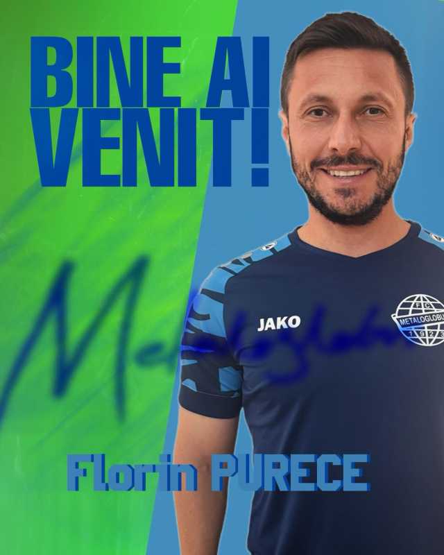 Florin Purece, transferat la Metaloglobus din Unirea Slobozia!