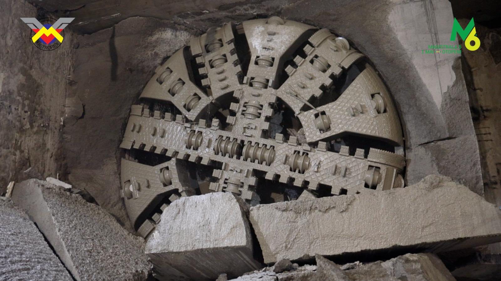 Cârtița „Sfânta Maria” a avansat semnificativ în acest început de an în realizarea noii Magistrale 6 de metrou din București