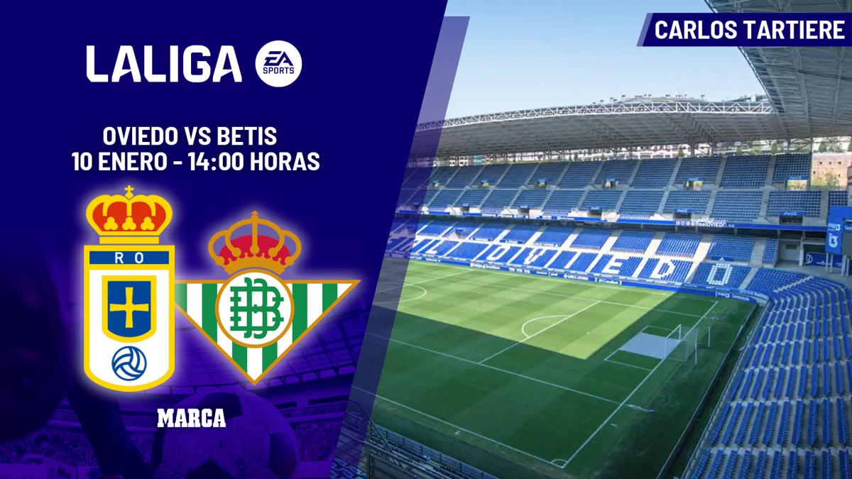 Real Oviedo primește vizita lui Real Betis într-un meci crucial pentru salvarea sezonului Sâmbătă, 10 ianuarie 2026, la ora 14:00, stadionul Carlos Tartiere din Oviedo va găzdui un meci esențial din cadrul etapei a 19-a a LaLiga EA Sports, între echipa locală, Real Oviedo, și oaspetele din Andaluzia, Real Betis Balompié