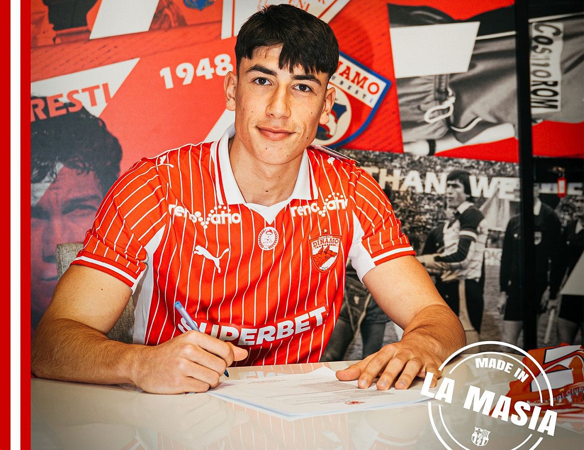 Dinamo anunță al doilea transfer: jucătorul „Made in La Masia”