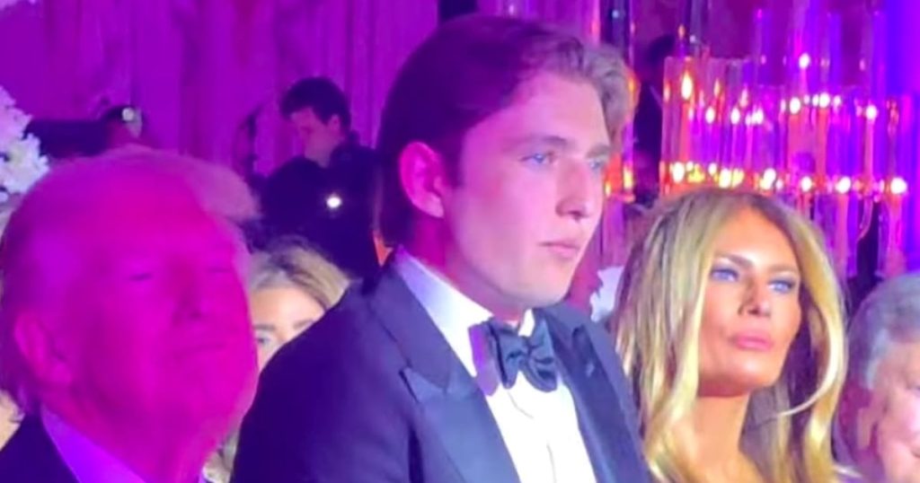 Barron Trump, 19, Spends New Year’s Eve With Parents Donald and Melania After Links to Woman-Haters Revealed
