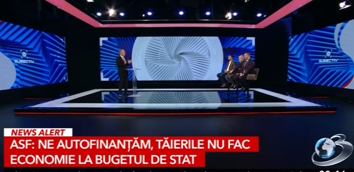 „Nu se face economie la buget cu măsurile de restructurare în cadrul autorităților de reglementare – ANRE, ASF, ANCOM.” Concluzia a fost obținută în urma discuțiilor intense de aseară, de la emisiunea Subiectiv (Antena 3), moderată de Răzvan Dumitrescu
