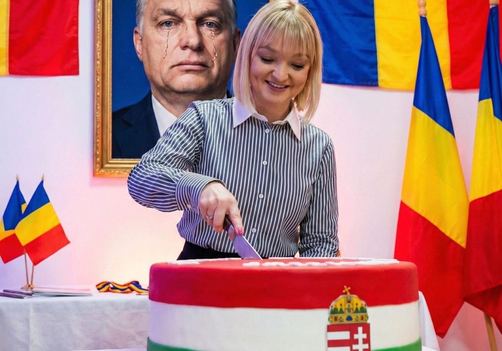 Deputata AUR postează o fotografie controversială: tăind un tort cu steagul Ungariei, într-un gest care stârnește reacții Lidia Vadim Tudor, membră a partidului extremist AUR, a zguduit din nou scena politică românească printr-un gest aparținând mai mult simbolismului controversat decât discursului politicienilor tradiționali