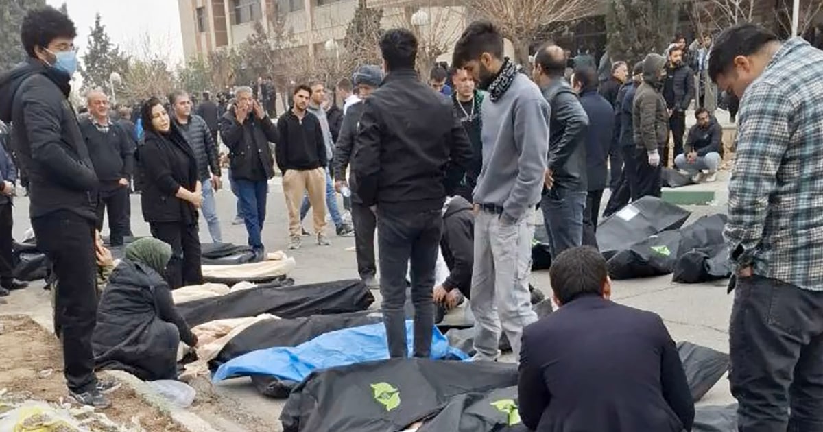 Videos of body bags and machine guns give rare glimpse of Iran's bloody crackdown