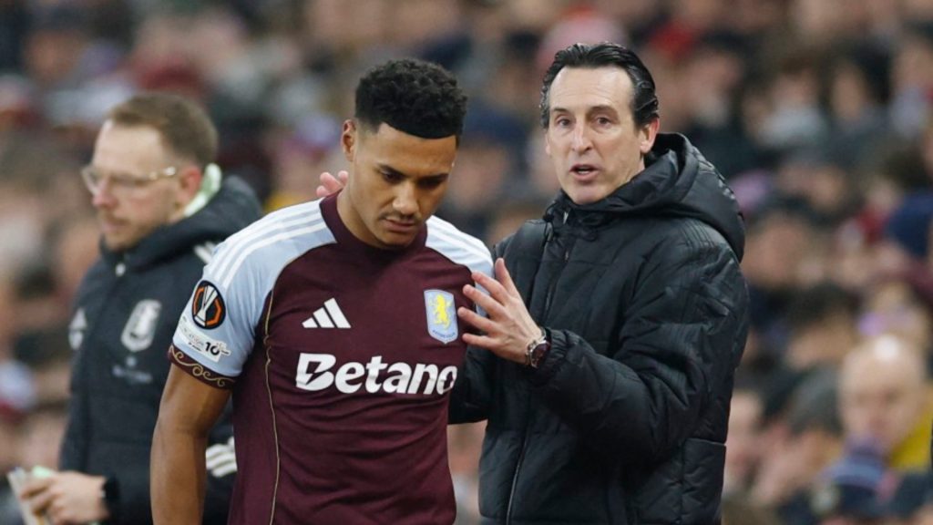 Aston Villa suffer huge blow to title hopes as Ollie Watkins limps off with hamstring injury in 'meaningless' match