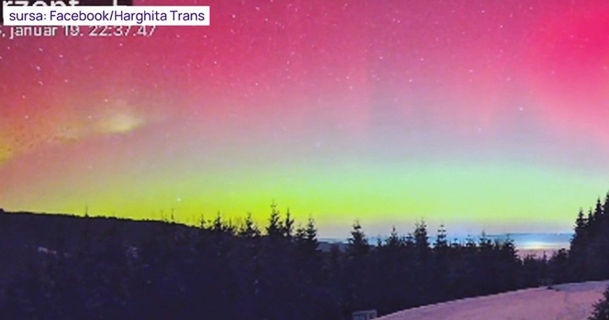 Aurora boreală a iluminat cerul României: Ce a provocat acest spectacol?