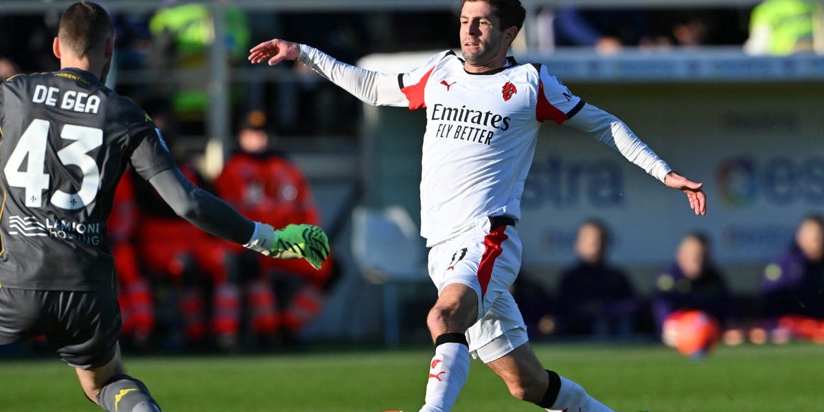 Why is Christian Pulisic not starting for AC Milan at Como?