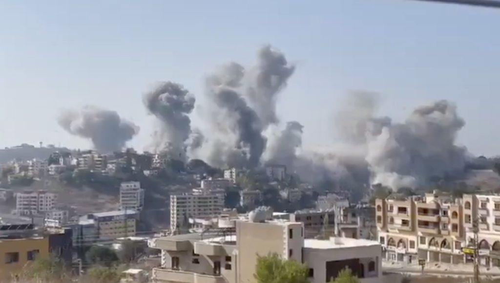 Tensiunile din Orientul Mijlociu escaladează din nou, după ce armata israeliană a lansat duminică un seriu de bombardamente în sudul Libanului