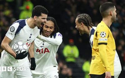 Tottenham 2-0 Borussia Dortmund: Under-pressure Thomas Frank oversees much-needed win