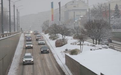 Trafic în condiții de iarnă în Bucureşti. Cum arată prognoza ANM pentru Capitală în acest weekend