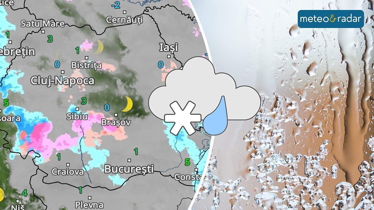 Vreme agitată în weekend: ploi și ninsori