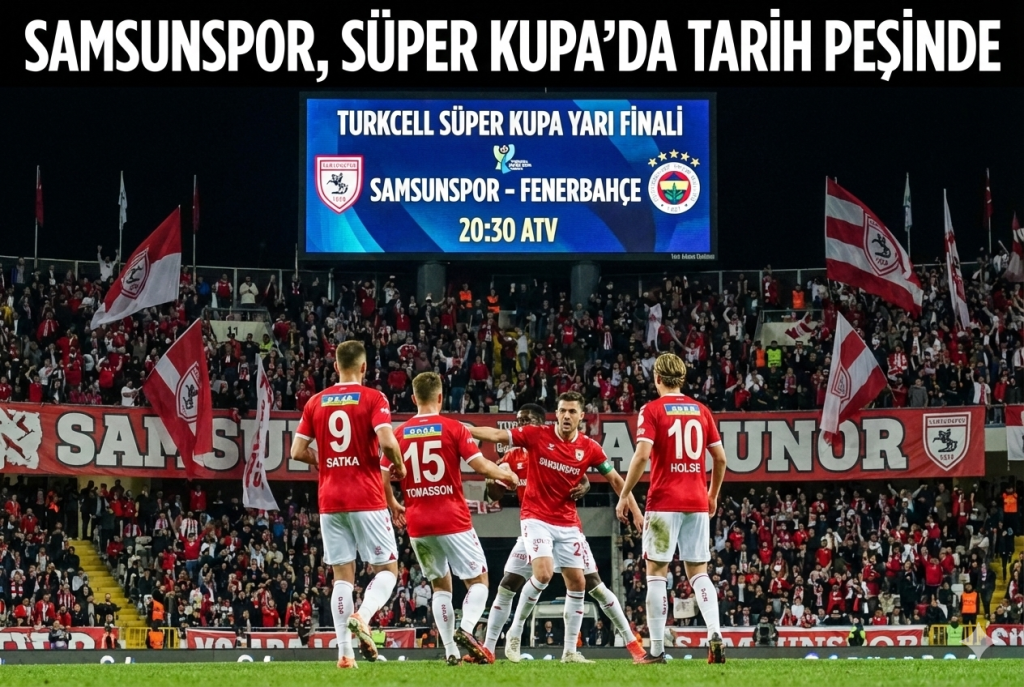 Samsunspor visează la istorie în finala Supercupei Turciei